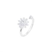 Sterling Silver Flower Spinning Ring image