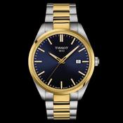 Tissot Two Tone PR100 with Blue Dial image