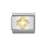 Composable Classic Link Four Leafed Clover in 18k Gold