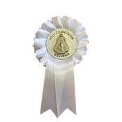 First Communion Rosette White