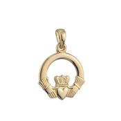 9K Medium Claddagh Charm image