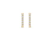 Ti Sento Gilded Cubic Zirconia Medium Hoops image