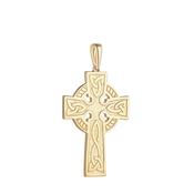 9K Gold Large Celtic Cross Charm image