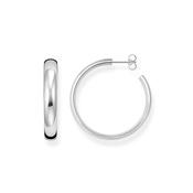 THOMAS SABO Silver Medium Chunky Hoop Earrings image
