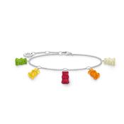THOMAS SABO x Haribo Silver Bracelet with 5 Colourful Goldbears image