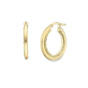 9k Gold Creole Hoops image