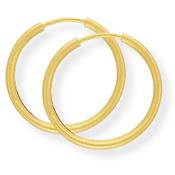 9K Gold Sleeper Earrings image