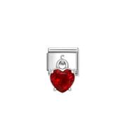 Composable Classic Link Red Pendant Heart