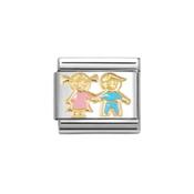 Classic Link Sister &amp;amp; Brother Charm