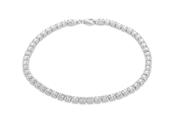 Sterling Silver CZ Tennis Bracelet image