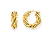 THOMAS SABO Essential Gold Plated Intertwined Small Hoop