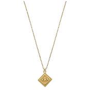 ChloBo Diamond Cut Moon Magic Pendant in Gold image