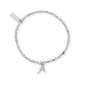 ChloBo Mini Cube Double Feather Bracelet image