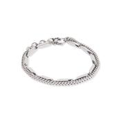 Coeur de lion Bracelet Twisted Layers silver