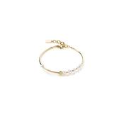 Coeur de lion Bracelet Asymmetry Freshwater Pearls &amp;amp; stainless steel white-gold