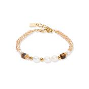 Coeur de lion Bracelet Cosmic Pearls deep gold