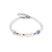 Coeur de lion Bracelet Cosmic Pearls soft silver