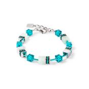 coeur de lion GeoCUBE® Iconic Precious bracelet silver-green