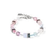 coeur de lion GeoCUBE® Iconic Precious bracelet pink-lilac