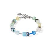 coeur de lion GeoCUBE® Iconic Precious bracelet aqua-green