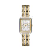 Fossil Two Toned Raquel Ladies Rectangular Watch image