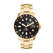 Fossil Black and Gold Mens Watch image