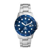 Fossil Blue and Silver Mens Watch image