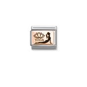 Nomination Composable Classic Link Rose Gold Yoga Cobra Pose