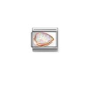 Nomination Composable Classic Link Pink Opal Drop Right