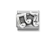 Nomination Composable Classic Link Sterling Silver Music Notes