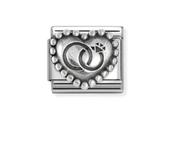 Nomination Composable Classic Link Wedding rings Heart Beaded Setting