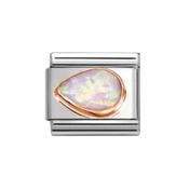 Nomination Composable Classic Link Pink Opal Drop