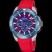 Festina Gents Chrono Bike Watch with Red Strap image