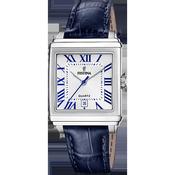 Festina Ladies Square Face Navy Leather Strap Watch