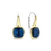Ti Sento Gilded Drop Blue Stone Earrings image