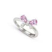 Nomination Shine Me Up Ring Pink Bow