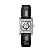 Emporio Armani Genni Leather Strap Square Dial Watch image