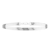 Sterling Silver 40 Triple Herringbone Bracelet