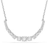 Swarovski Gradient of Round Cuts Matrix Necklace image