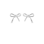 Sterling Silver Bow Earrings