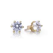 Diamonfire Six Claw 1ct Stud Earrings image