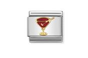 Nomination Composable Classic Red Cocktail Glass Link