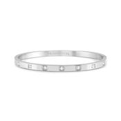 Nomination Stainless Steel Pretty Bangle With Cubic Zirconia