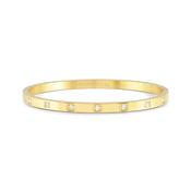Nomination Pretty Bangle Gold Plated With Cuubic Zirconia image
