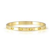 Nomination Pretty Bangle Gold Tone With Amber Cubic Zirconia image