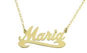 Personalised 9k Script Name Pendant image