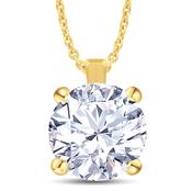 18K Gold Lab Diamond Pendant image