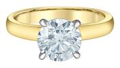 18k Gold Lab Diamond Ring 1.00CT