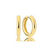 Sif Jakobs Carrara Medio Gold Plated Hoop Earrings