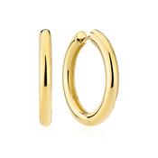 Sif Jakobs Carrara Grande Gold Plated Hoop Earrings